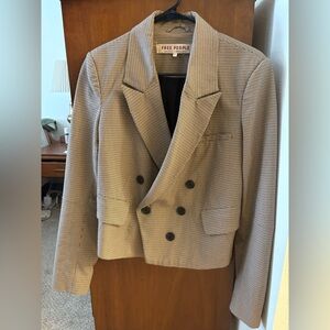 Free People Houndstooth Blazer